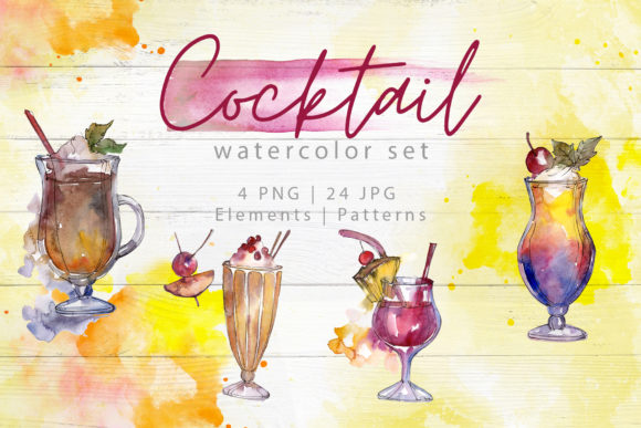 Beverages Collection Watercolor Set: Paint Real Moments, Not Just Drinks