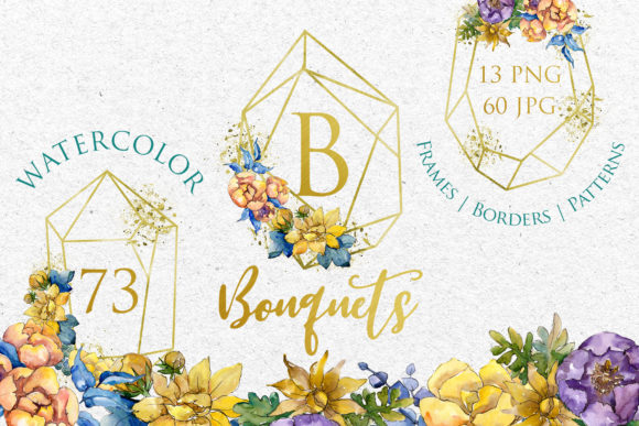 Bouquets Yellow Watercolor: A Versatile Palette Staple for Artists and Designers