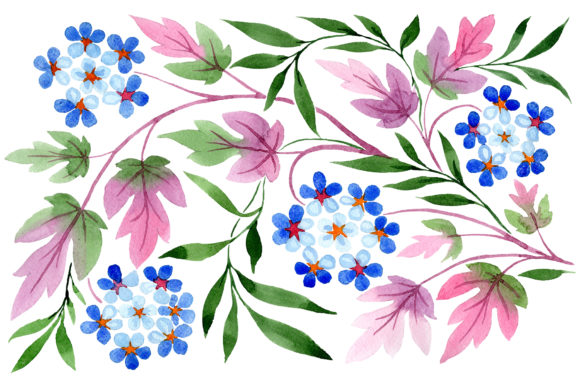 Classic Watercolor Ornament: A Timeless Approach to Hand-Rendered Design