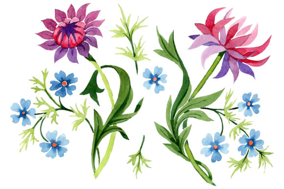 Floral Classic Watercolor Ornament