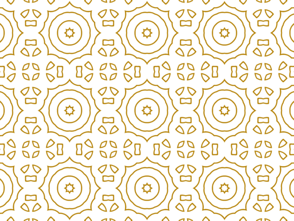 Gold Abstract Ornament Pattern