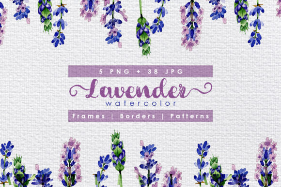 Holiday Purple Lavender Flowers Watercolor Set: A Thoughtful Palette for Seasonal Creativity