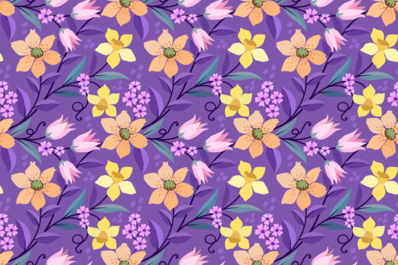 How Colorful Flower Seamless Pattern Design Fuels Versatile Visual Projects