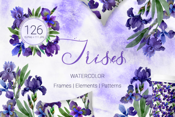 Irises Gentle Purple Watercolor: A Quiet Powerhouse for Expressive Art and Mindful Creation