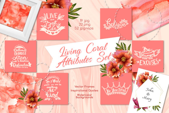 Living Coral Attributes Set Watercolor: A Practical Evaluation for Artists and Designers