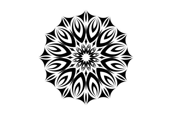 Mandala of Abstract Polar Vector Set 5