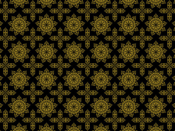 Pattern Gold Ornament Set 11: Elegant, Versatile Design Elements for Real Projects