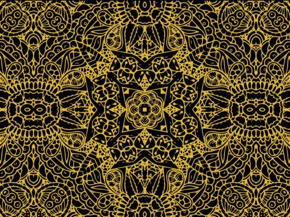 Pattern Gold Ornament Set 51: A Strategic Design Asset for Modern Creative Professionals