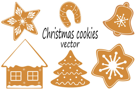 Set Christmas Cookies Vector Illustration: A Flexible Design Asset for Seasonal Creativity