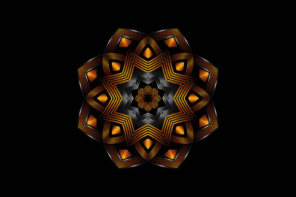 The Mandala Pattern Bronze Spike Star That Transforms Everyday Objects Into Statement Pieces